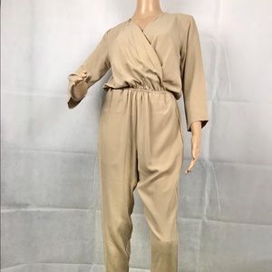 Tan jumpsuit